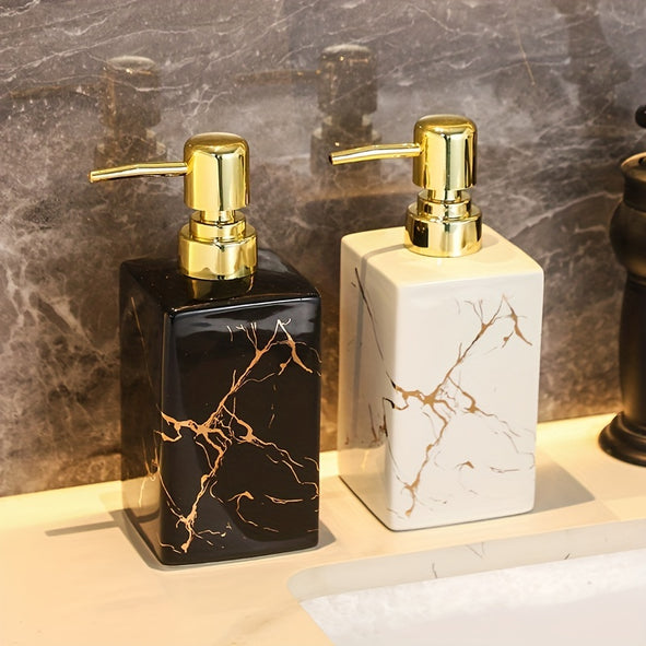 Elegant Refillable Soap Dispenser - Perfect for Hotel & Bathroom Decor!