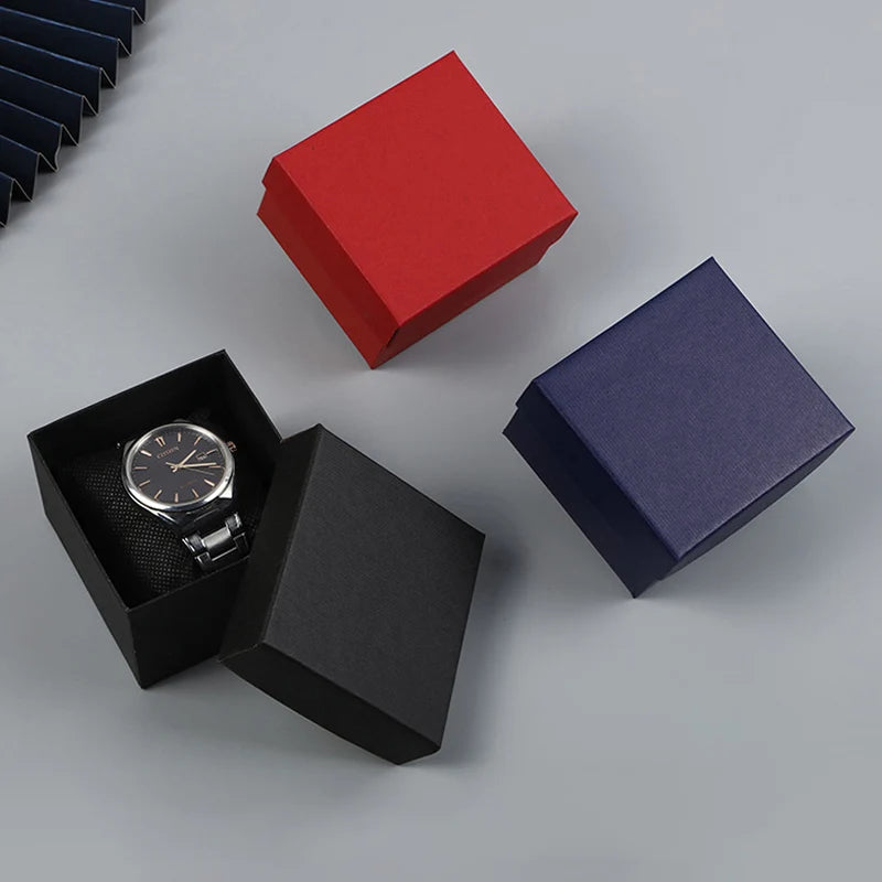 Packaging and Display Watch Boxes Gifts Black Boxes.